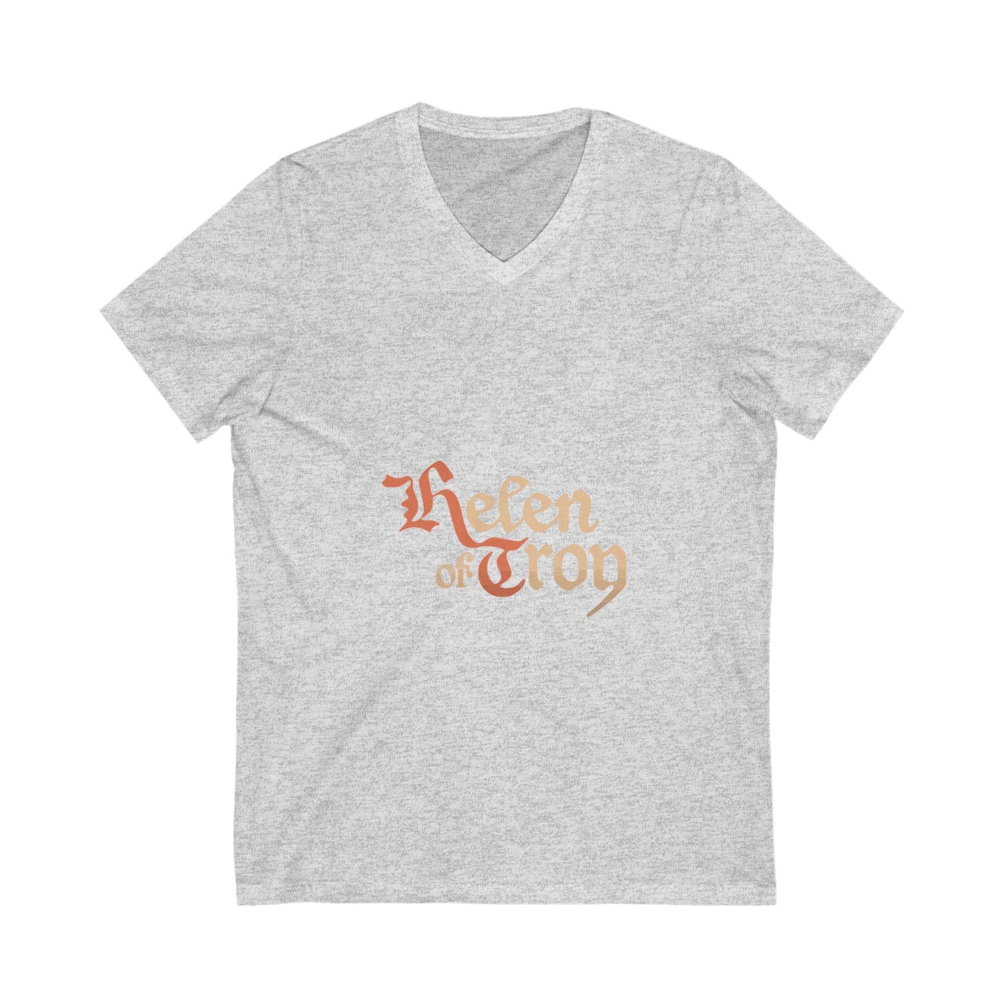 Trojan Spirit Unisex Jersey Short Sleeve V-Neck Tee - snazzymerch