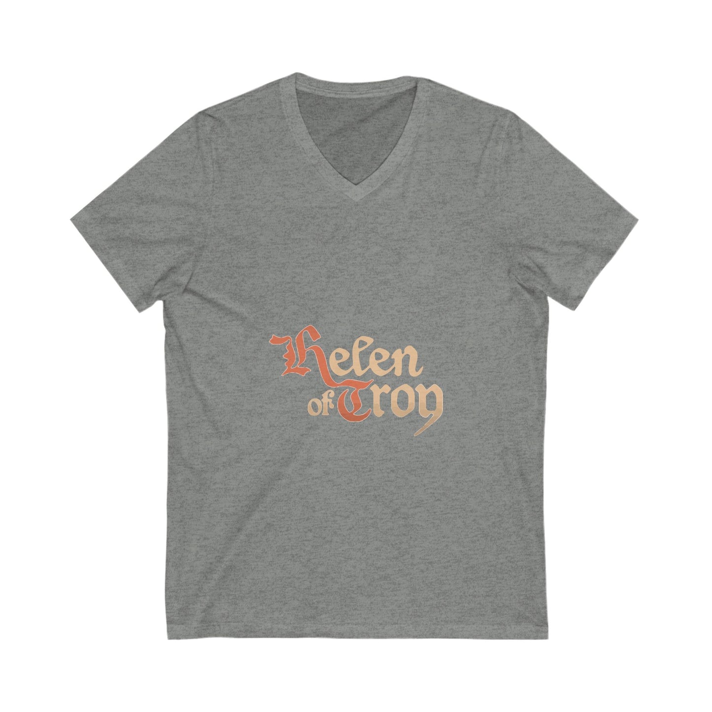 Trojan Spirit Unisex Jersey Short Sleeve V-Neck Tee - snazzymerch