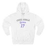 Love for 17 Graphic Three-Panel Fleece Hoodie - snazzymerch