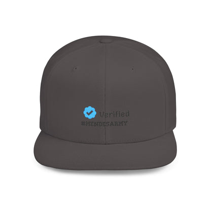Verified Soul Flat Bill Snapback Cap Printify