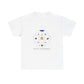 Colorful Planetary Orbit Diagram Unisex Cotton Tee Printify
