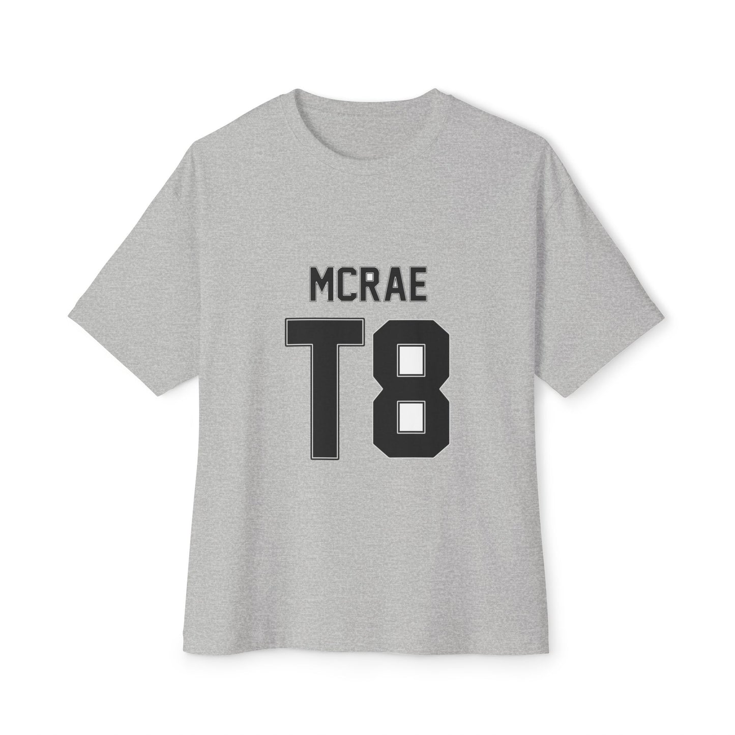 Minimal Bold Number Unisex Oversized Boxy Tee - snazzymerch