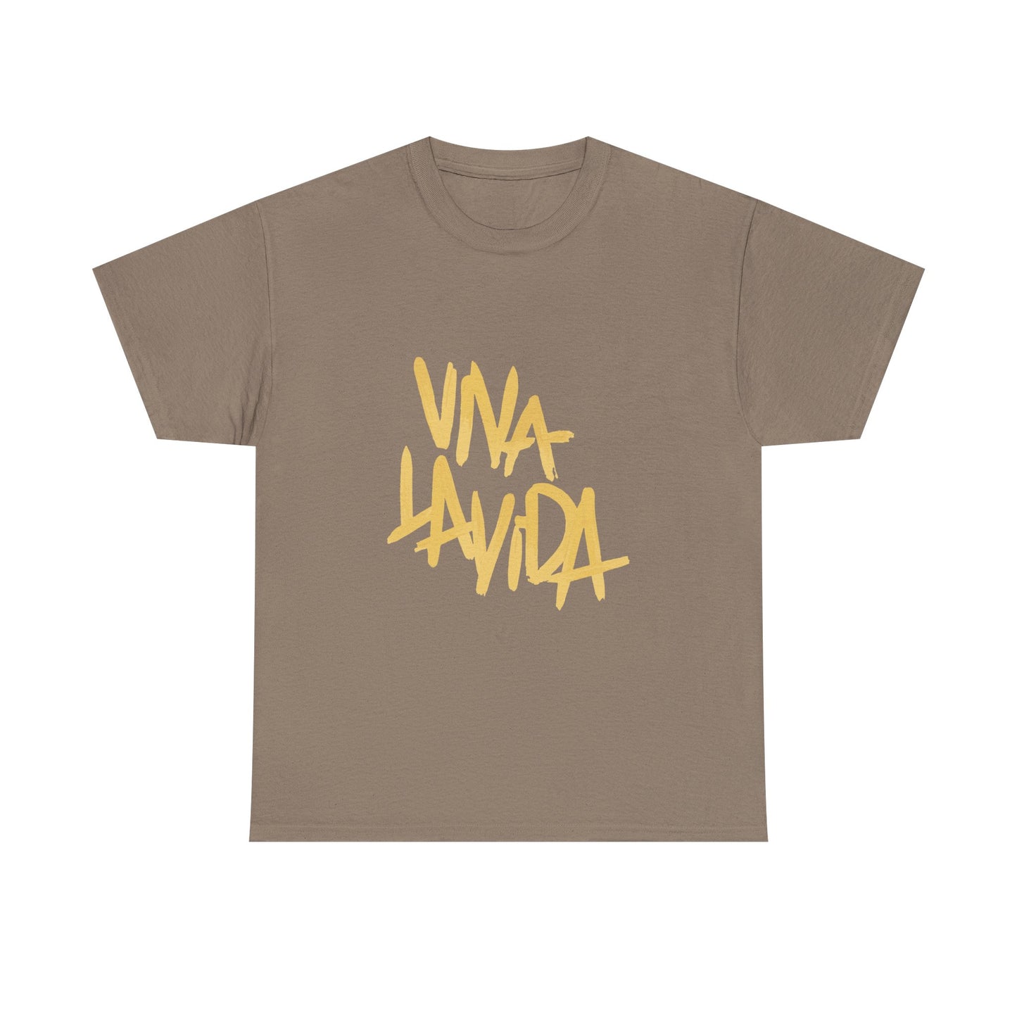 Golden Brush Script Unisex Cotton Tee Printify