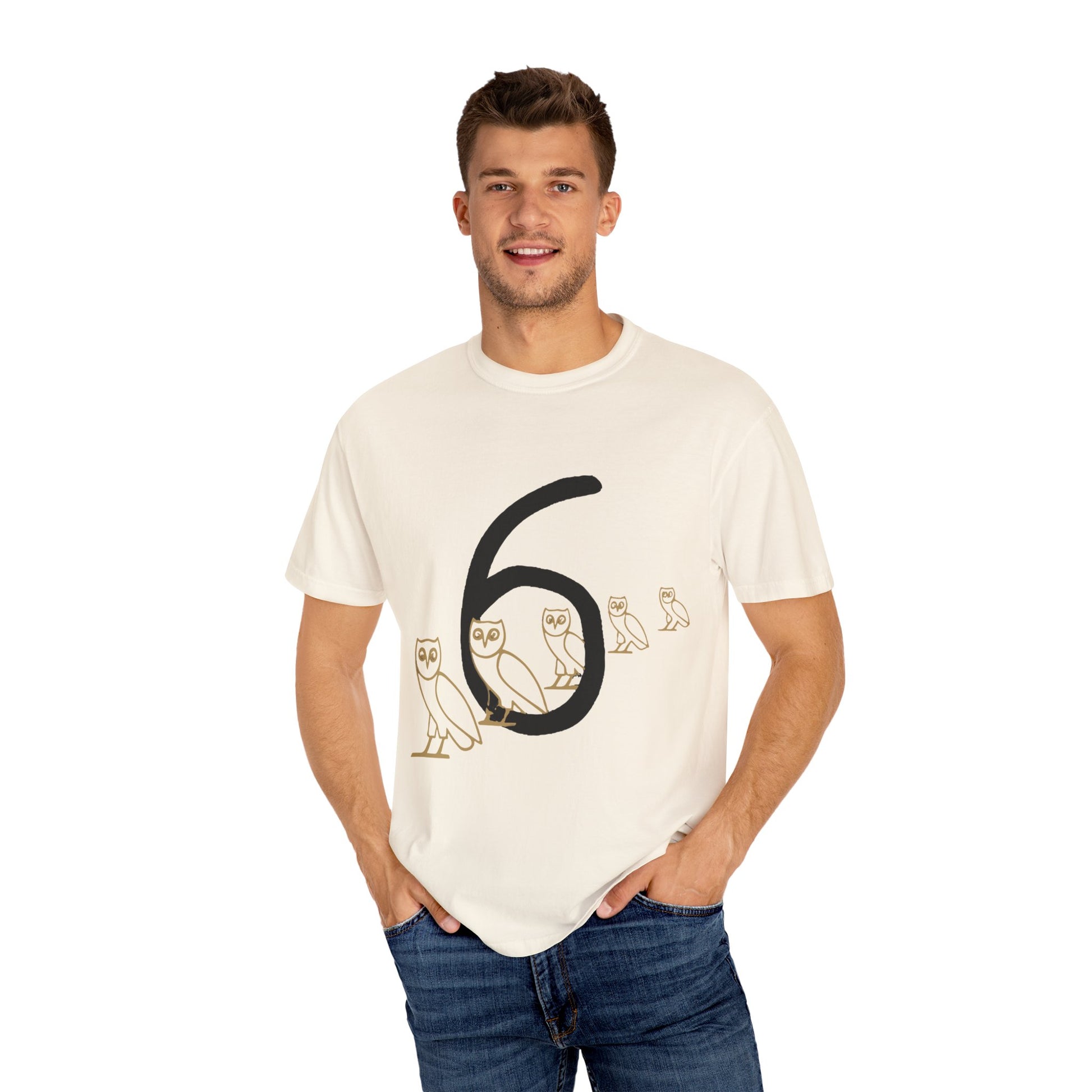 OVO Owl Evolution Dyed Tshirt Printify