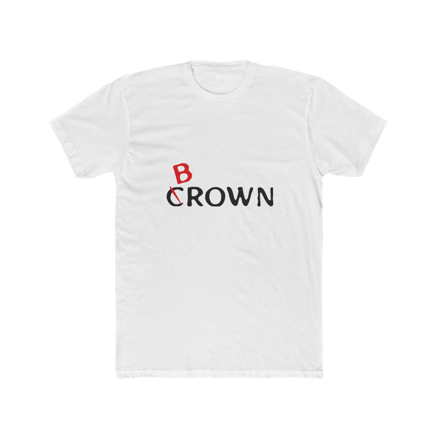 Abstract Red Flag Typography Unisex Cotton Tee - snazzymerch
