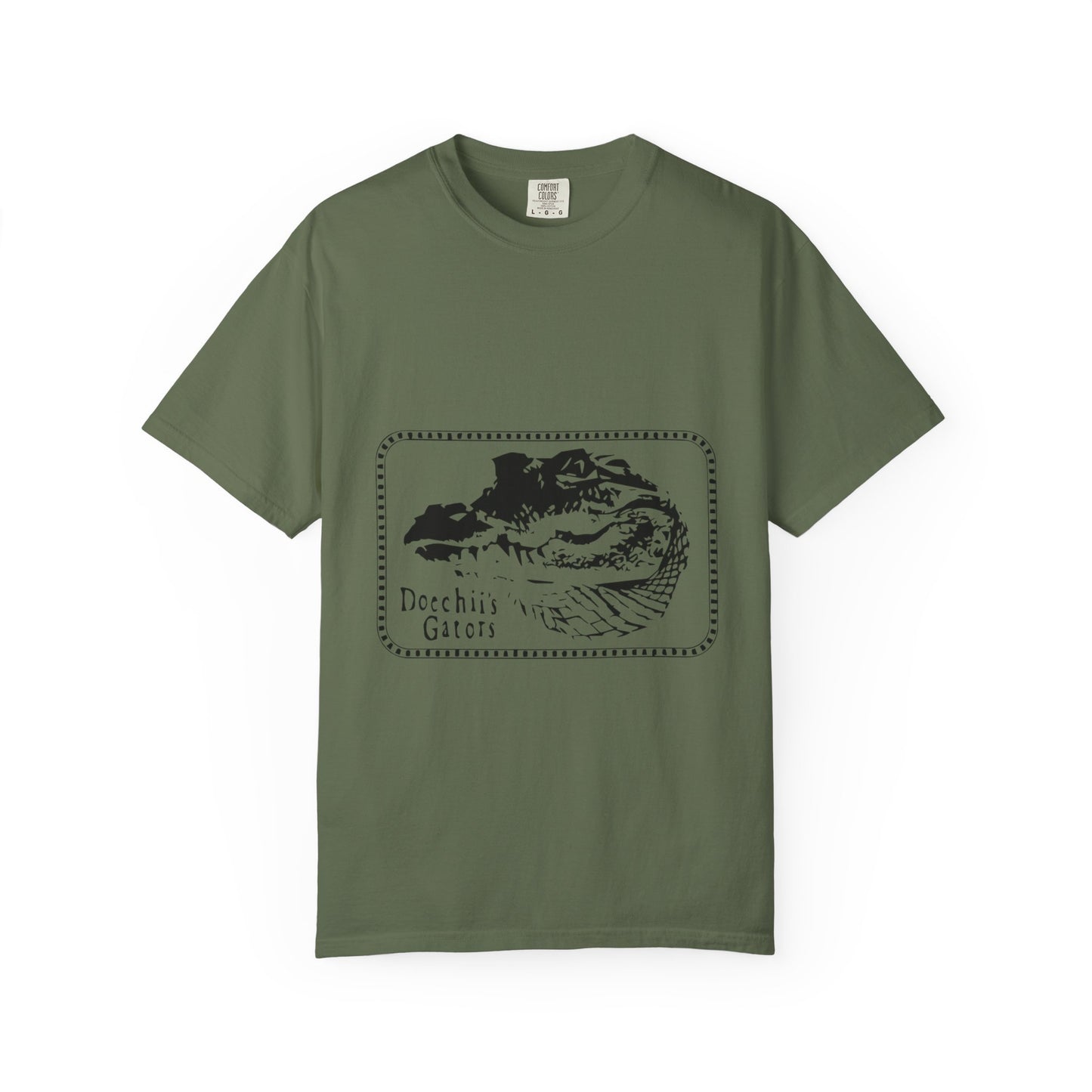 Bold Outline Typography Unisex Garment-Dyed T-shirt - snazzymerch