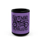 Dot Matrix-Inspired Black Mug (11oz, 15oz) - snazzymerch