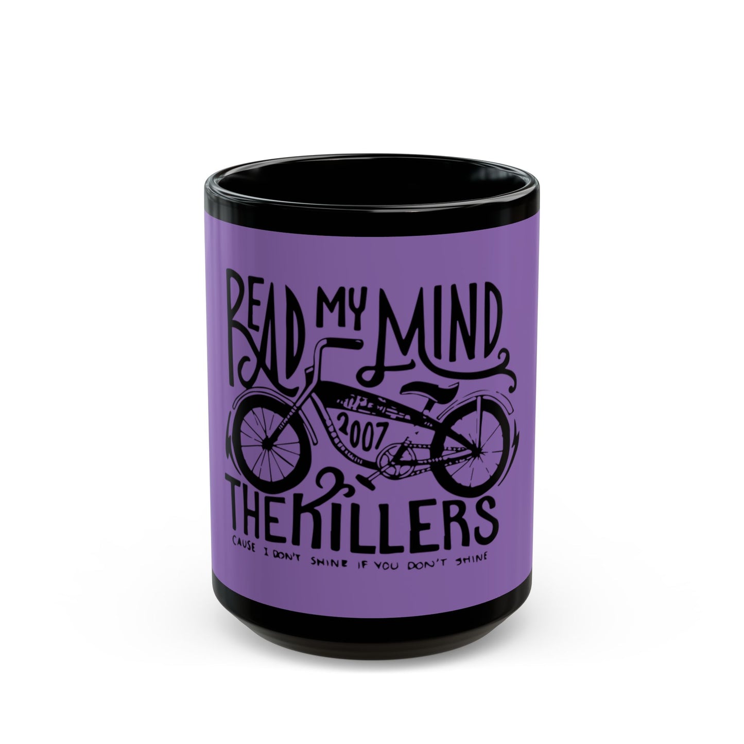 Dot Matrix-Inspired Black Mug (11oz, 15oz) - snazzymerch