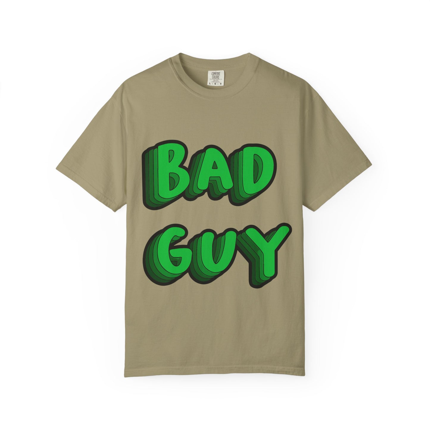 Billie Eilish Inspired Dyed T-shirt – Bold 3D Bad Mood Edition Printify
