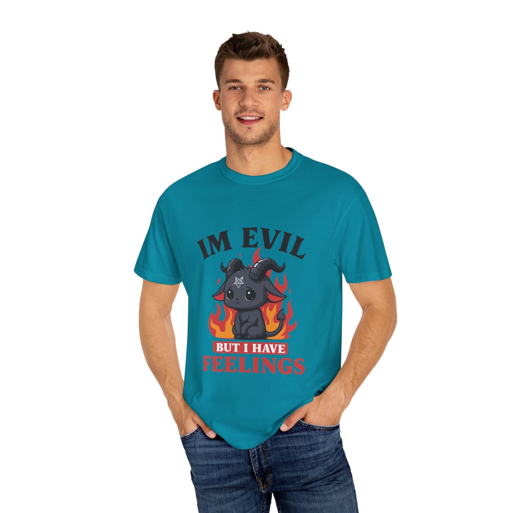 Dyed T-shirt – Snazzy Evil Edition Printify