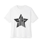 Electric Heartbeat Unisex Oversized Boxy Tee - snazzymerch