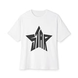 Electric Heartbeat Unisex Oversized Boxy Tee - snazzymerch