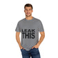 Bold Lettering Unisex Garment-Dyed T-shirt - snazzymerch