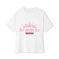 BP Crown Logo – Oversized Boxy Tee Printify