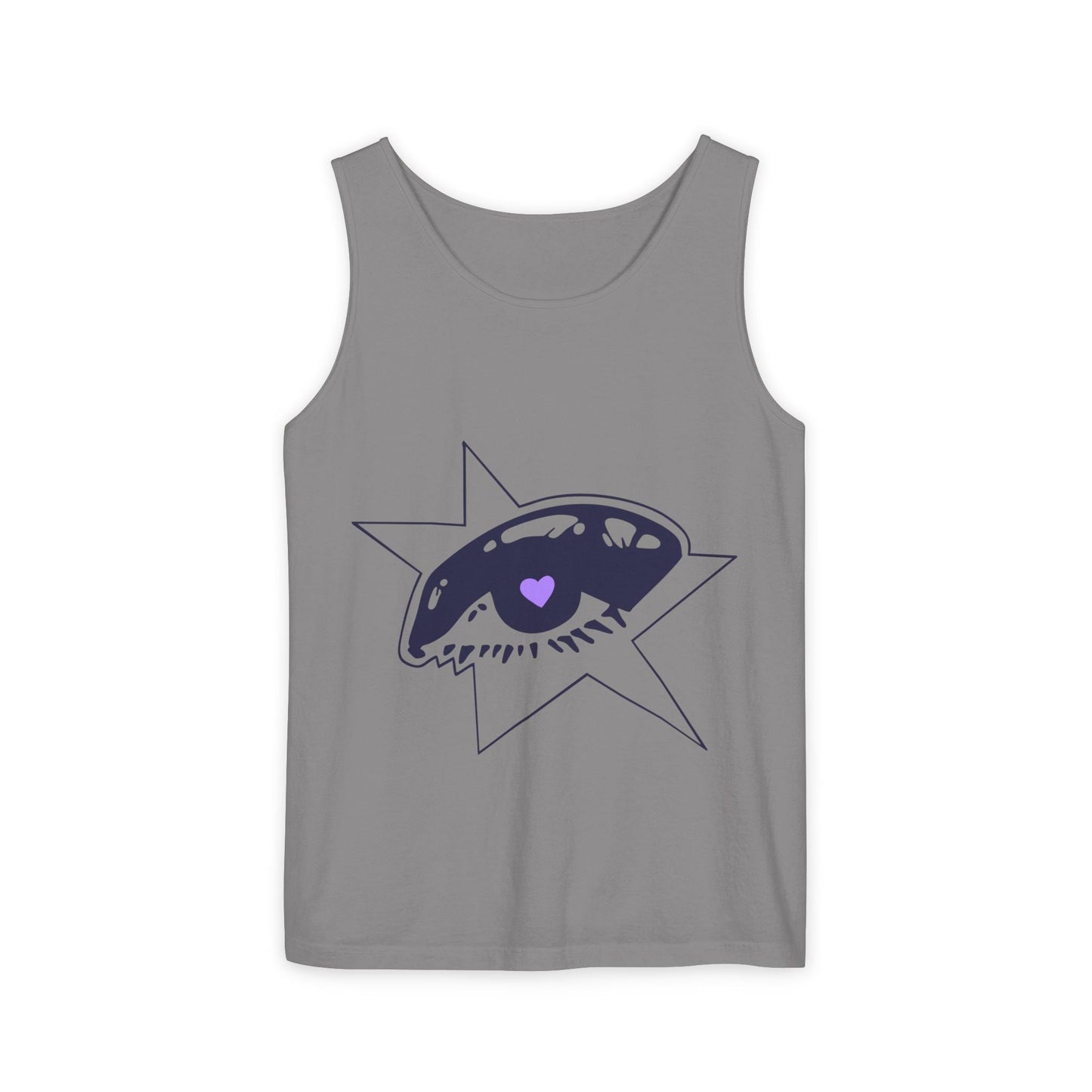Purple Starry Eye-Dyed Tank Top Printify