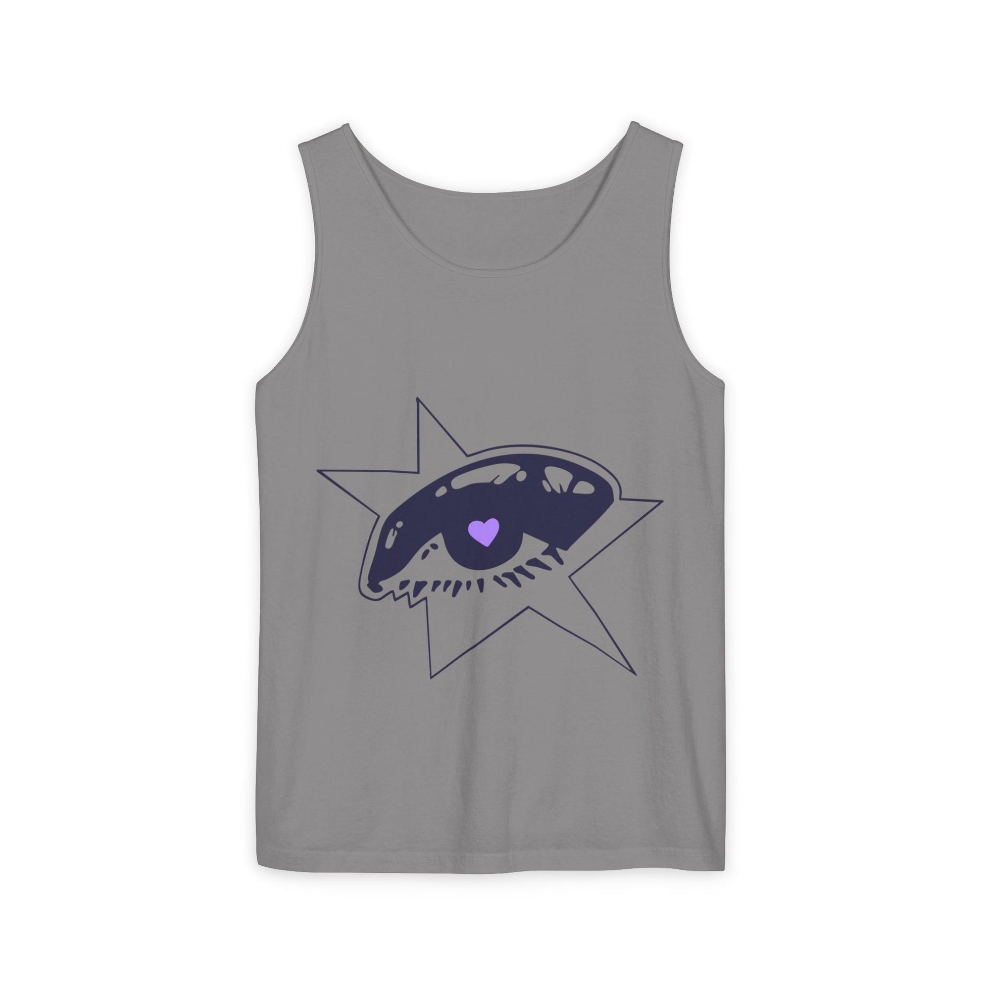 Purple Starry Eye-Dyed Tank Top Printify