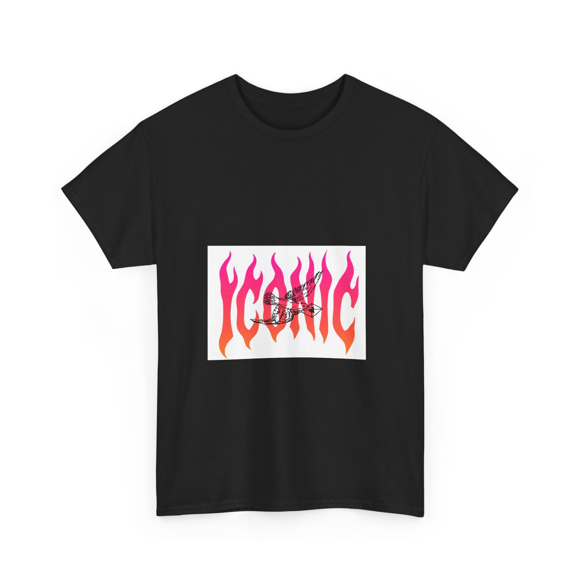 Flame Flight Iconic Unisex Heavy cotton tee Printify