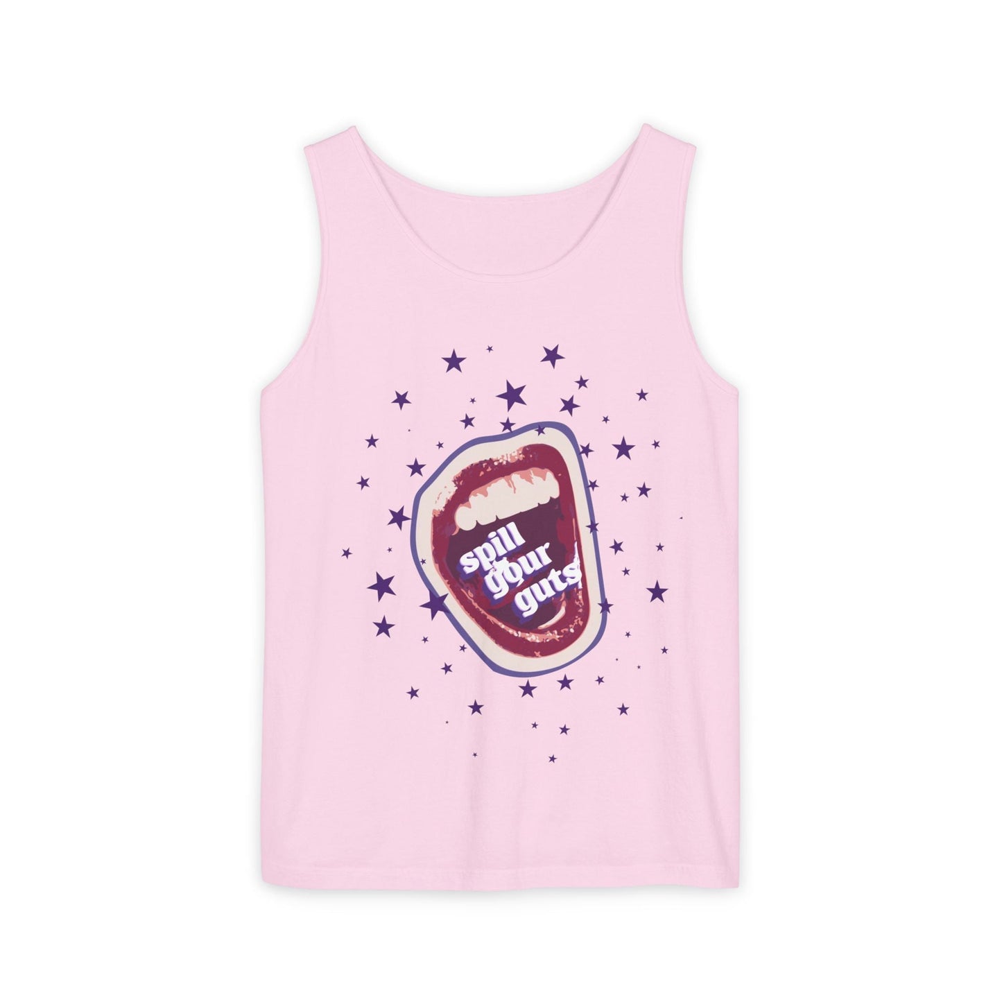 Spill Your Guts Scream-Dyed Tank Top Printify