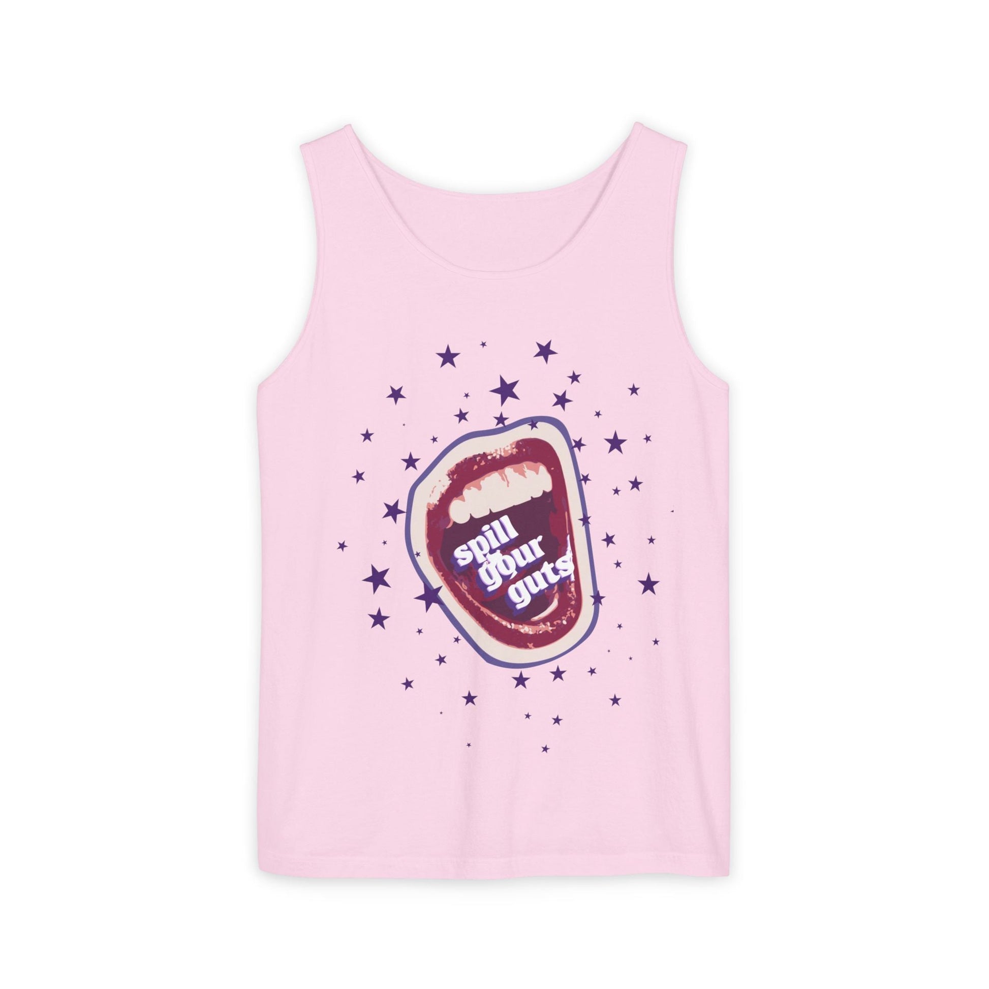 Spill Your Guts Scream-Dyed Tank Top Printify
