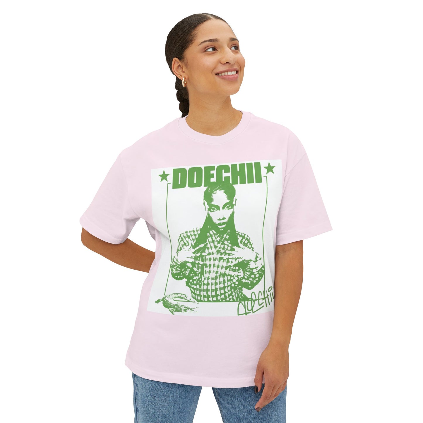 Star Frame Unisex Oversized Boxy Tee - snazzymerch