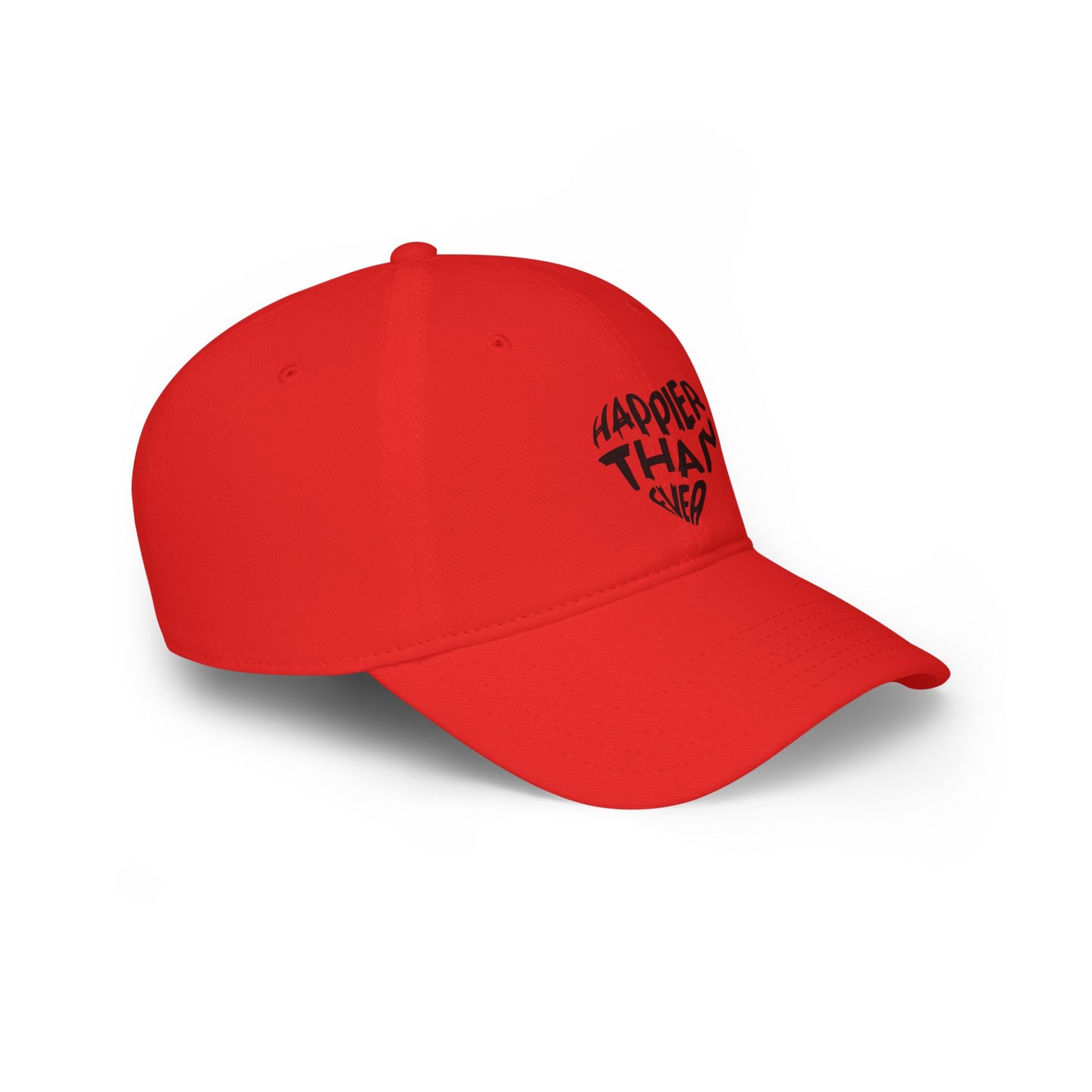 Billie Eilish Inspired Baseball Cap – Happier Heart Lettering Edition Printify