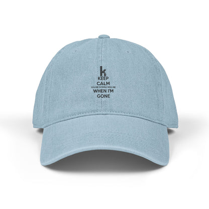 Dreamscape Road Denim Hat (Embroidery) - snazzymerch