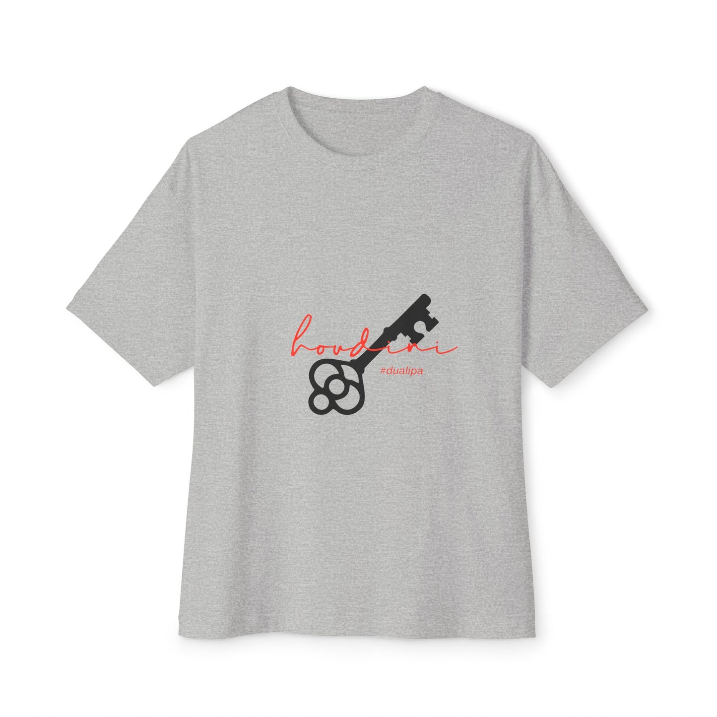 Cursive Spell “Houdini” Unisex Oversized Boxy Tee - snazzymerch