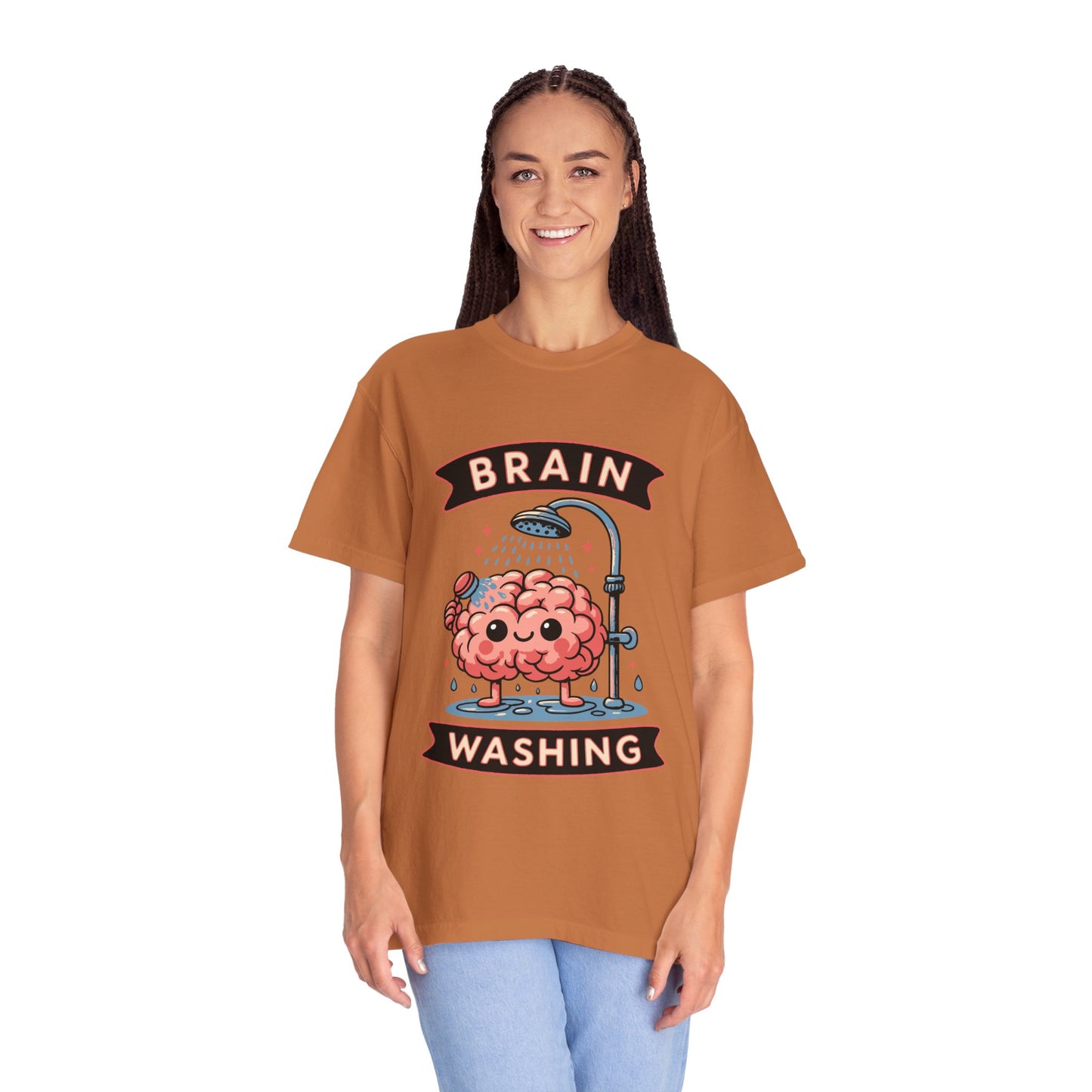 Snazzy Brain Washing Dyed Tee | Vintage Comfort