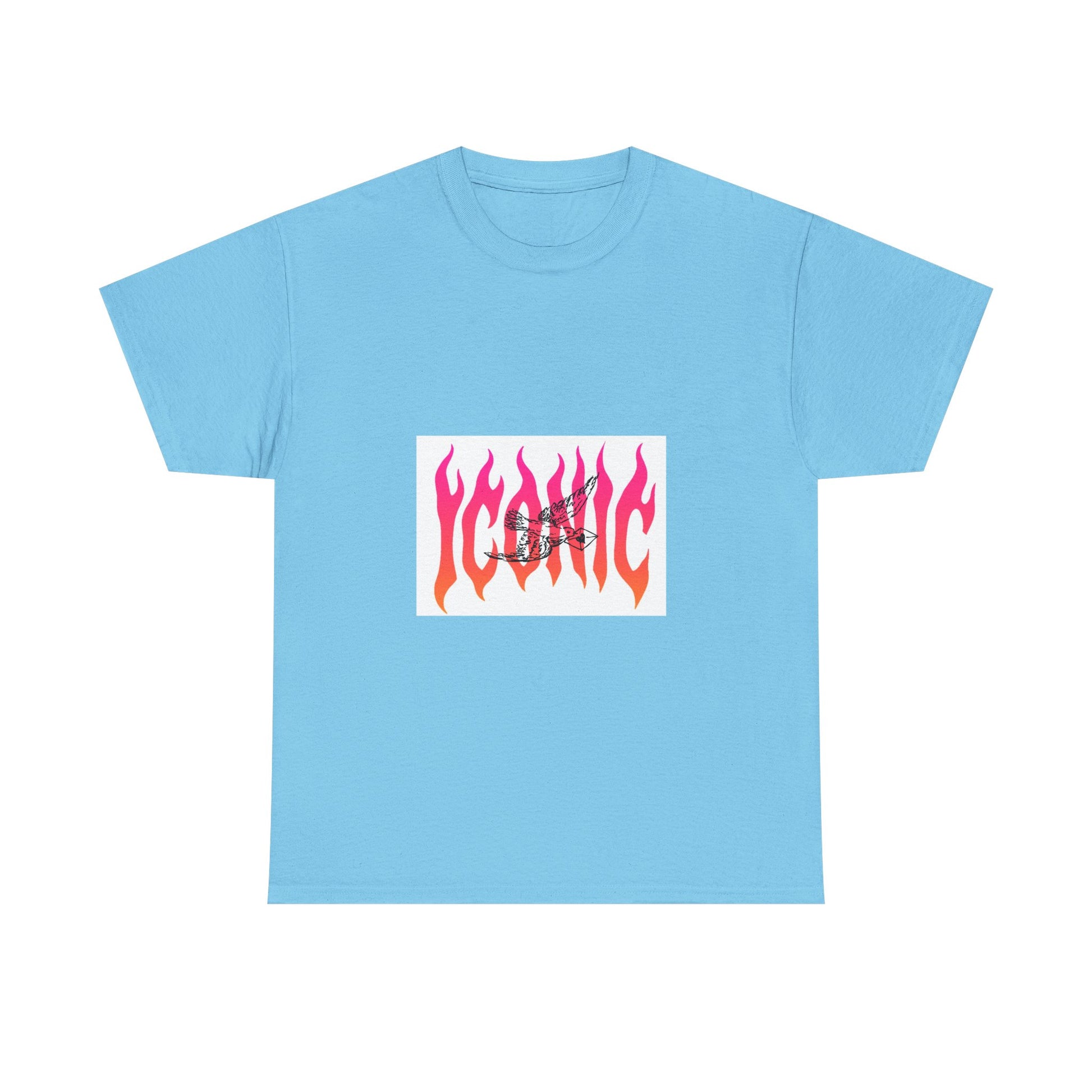 Flame Flight Iconic Unisex Heavy cotton tee Printify
