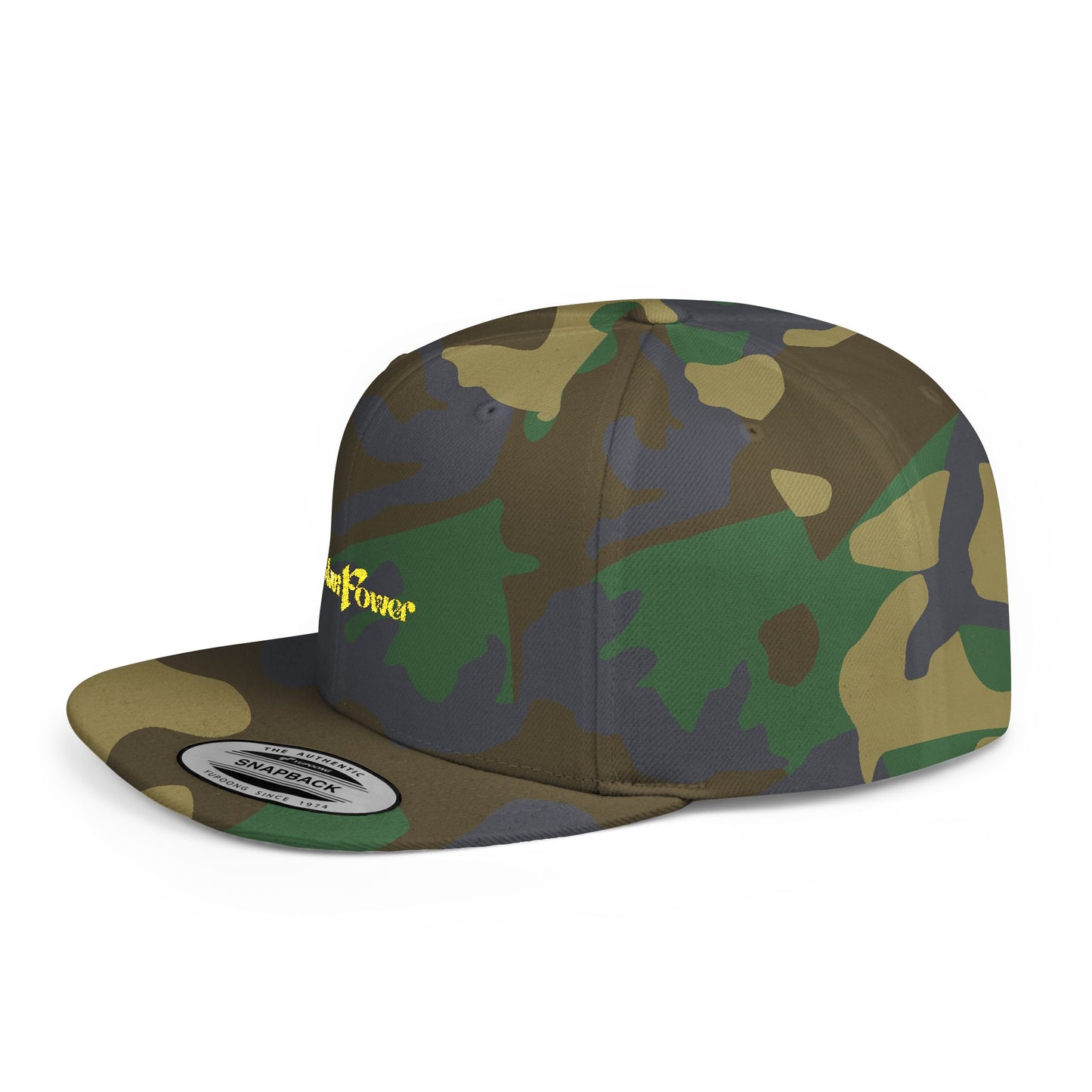 Solar Power Retro Flat Bill Snapback - snazzymerch