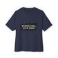 Stand Tall Live Free Unisex oversized Boxy Tee - snazzymerch
