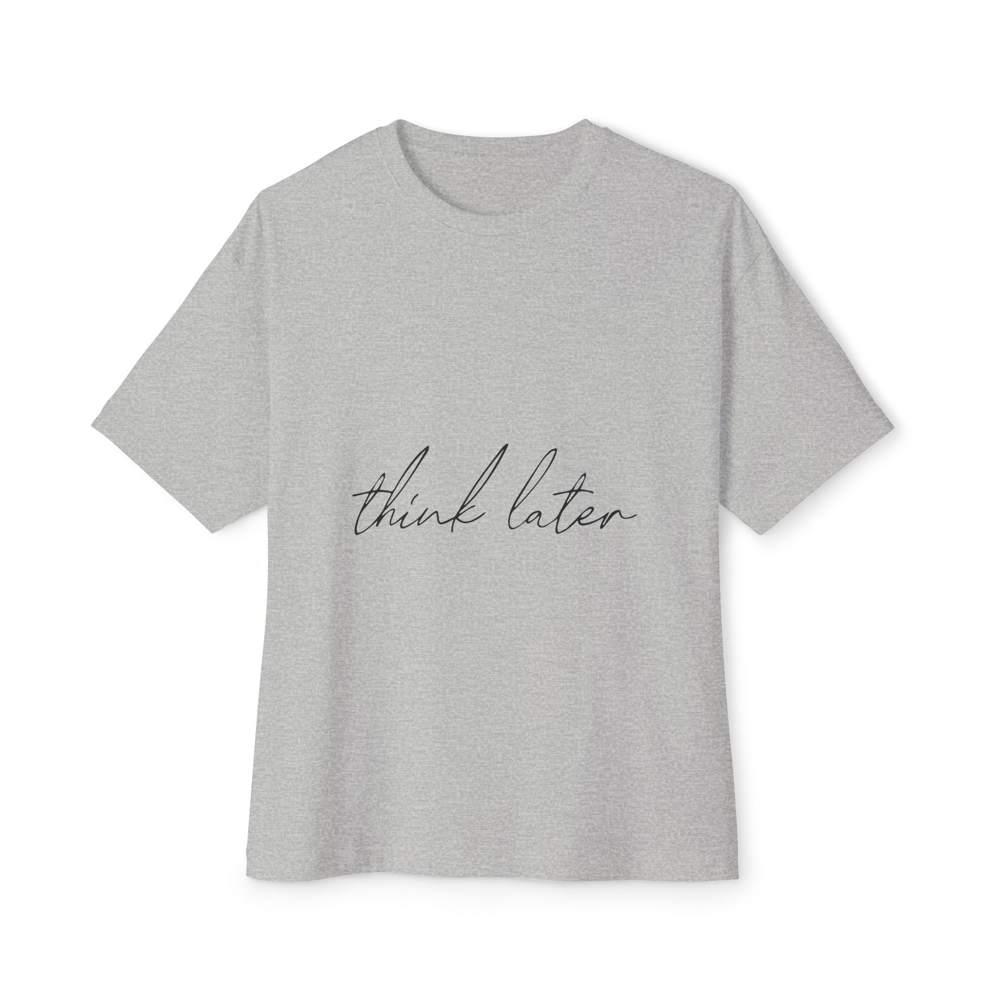Retro Bold Unisex Oversized Boxy Tee - snazzymerch