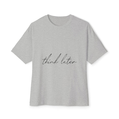 Retro Bold Unisex Oversized Boxy Tee - snazzymerch