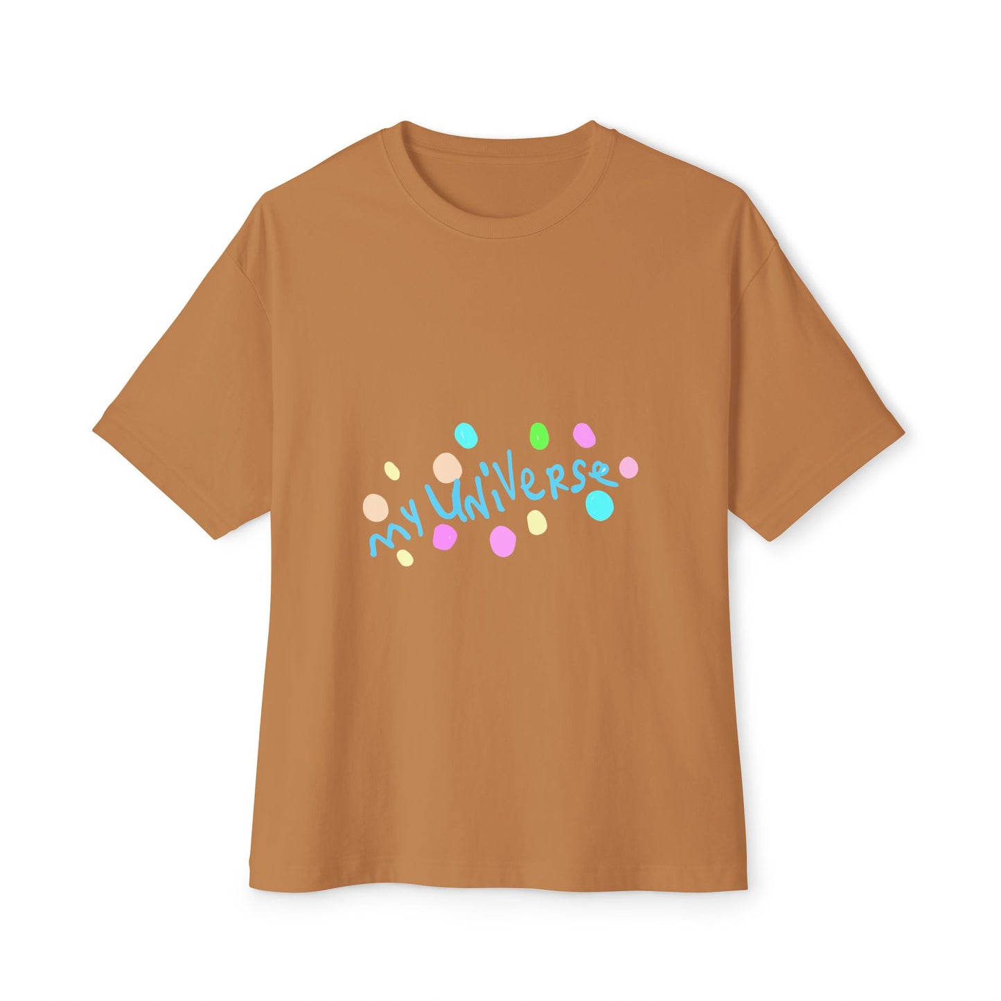 Pastel Universe Unisex Oversized Boxy Tee Printify