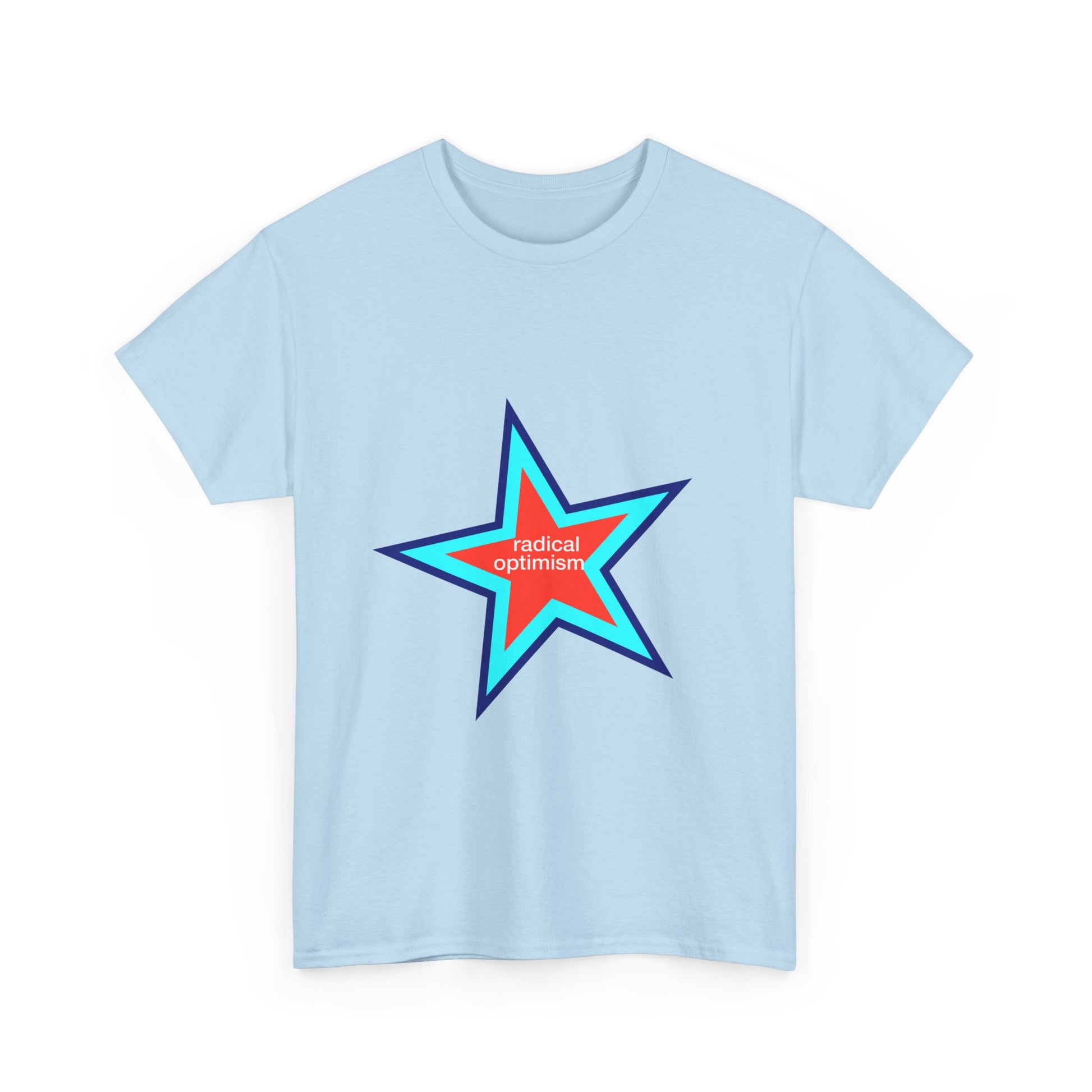 Power of Positivity Star Unisex Heavy Cotton Tee - snazzymerch