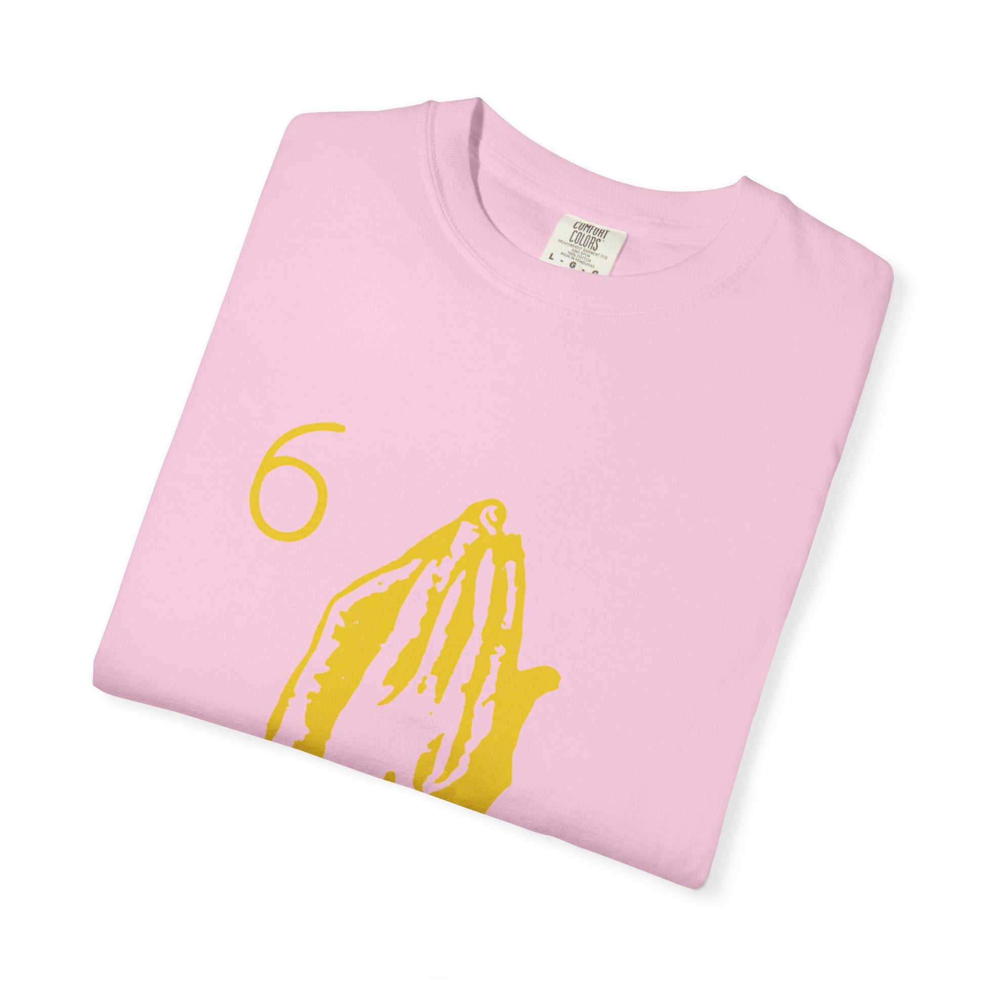 6 God Prayer Hands Dyed Tshirt Printify