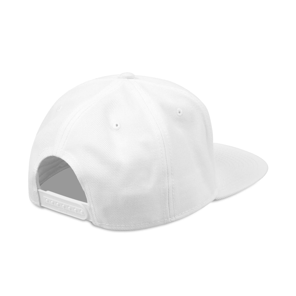 Orange Lightning Text Logo Snapback Cap Printify