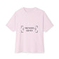 Wings of Silence Unisex Oversized Boxy Tee Printify