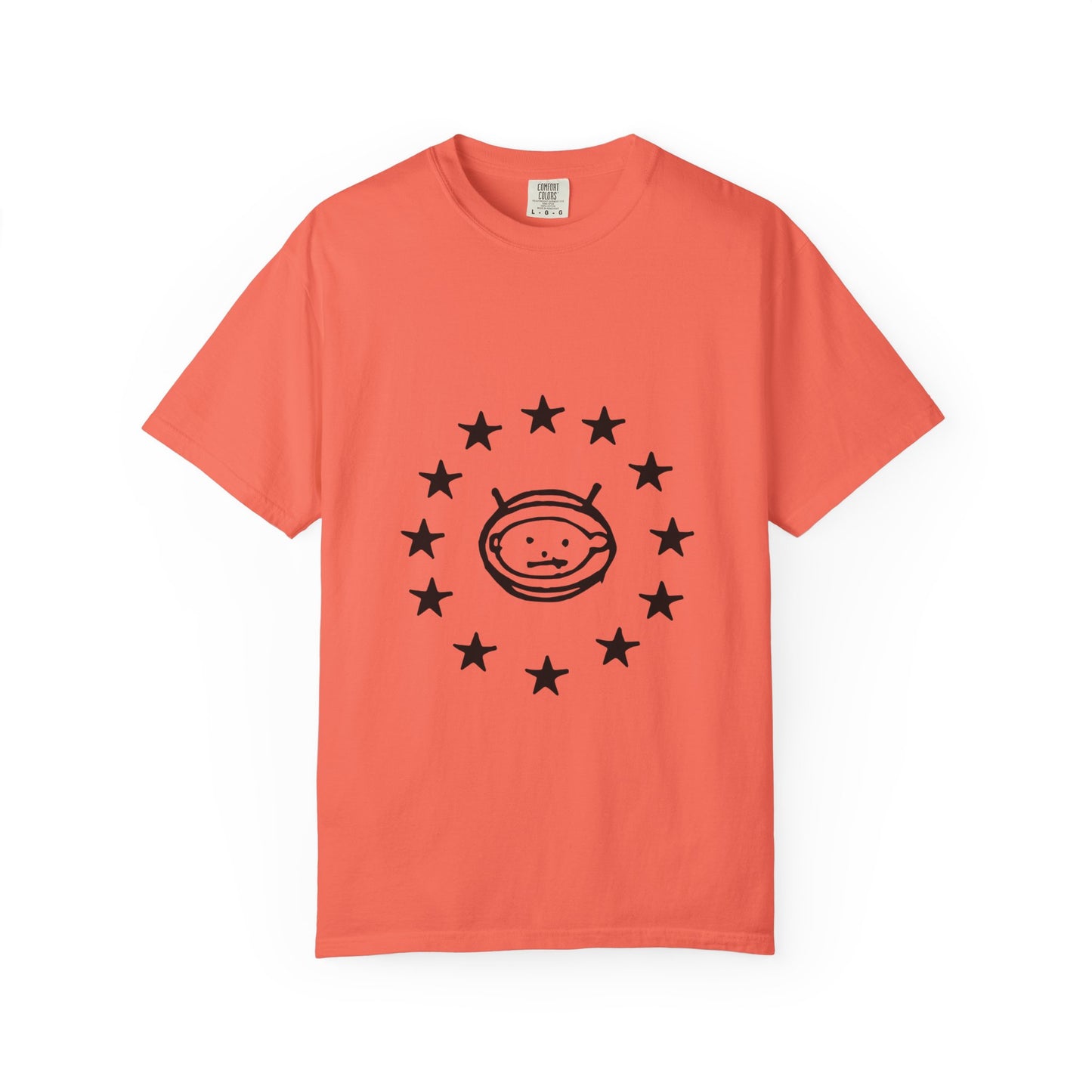 Electric Guitar Silhouette Unisex Garment-Dyed T-shirt - snazzymerch