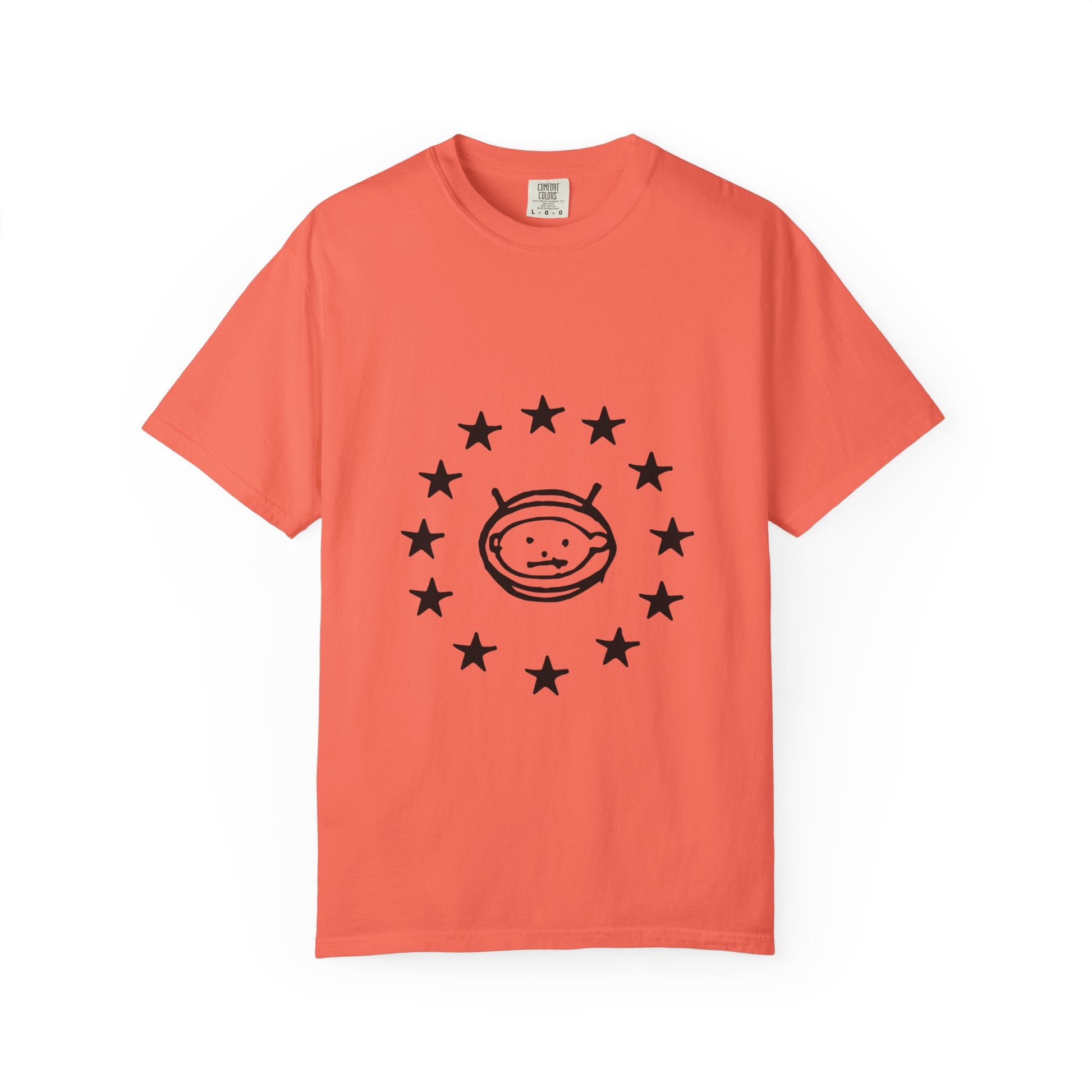 Electric Guitar Silhouette Unisex Garment-Dyed T-shirt - snazzymerch