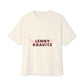 Fire Aura Grid Unisex Oversized Boxy tee Printify