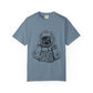Outline Face Design Unisex Garment-Dyed T-shirt - snazzymerch