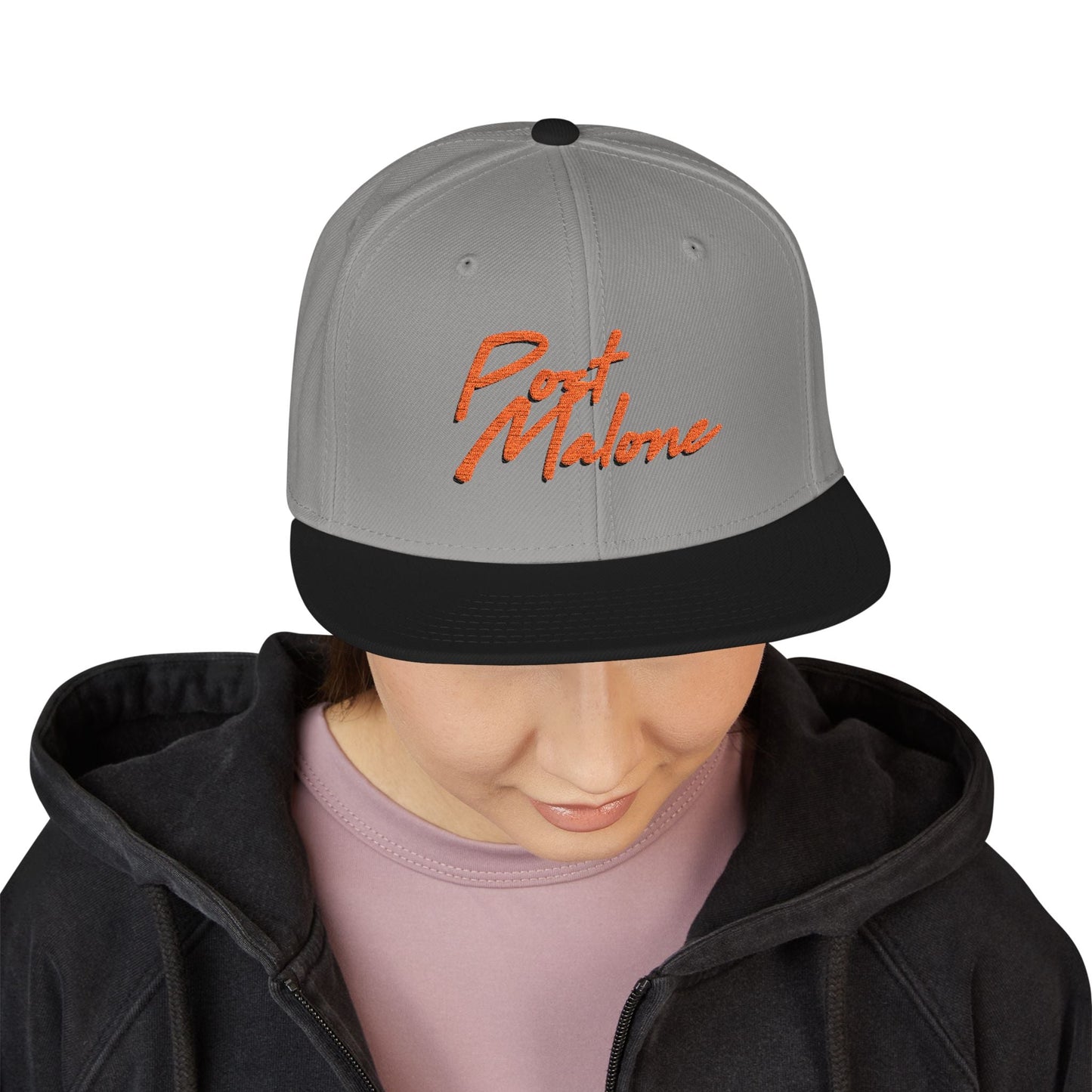 Snapback (Embroidery) – Post Melone Name Design Printify
