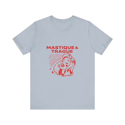 Fierce Femme in Red Unisex jersey short sleeve tee Printify