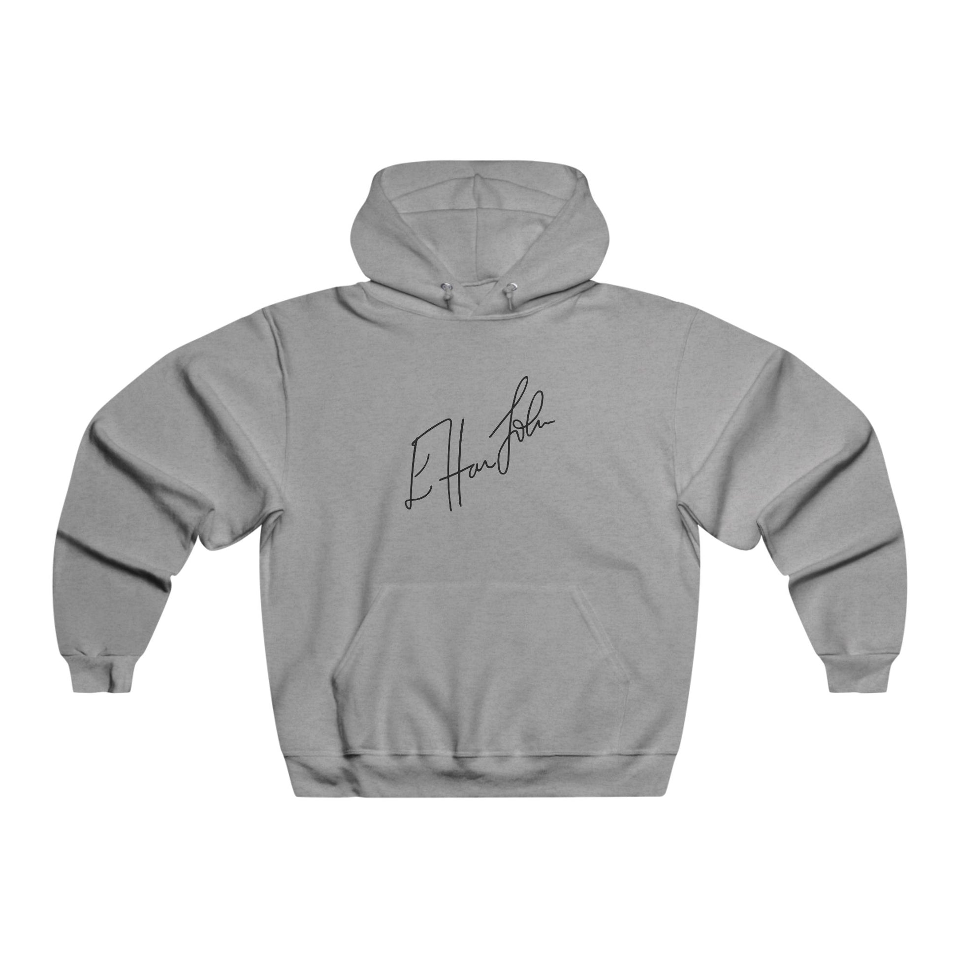 Rainbow Hat Illustration Men's NUBLEND® Hooded Sweatshirt - snazzymerch
