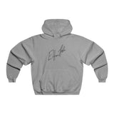 Rainbow Hat Illustration Men's NUBLEND® Hooded Sweatshirt - snazzymerch