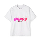 Happy Times Gradient Men's Heavy Oversized Tee - snazzymerch