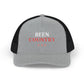 Red Country Western Star Snapback Trucker Cap (Embroidery) - snazzymerch