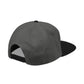 Orange Lightning Text Logo Snapback Cap Printify