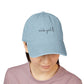 Retro Font Denim Hat (Embroidery) - snazzymerch